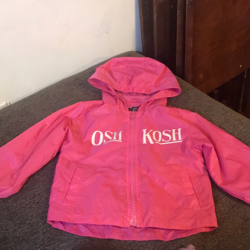 Pink osh kosh rain jacket